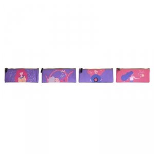 Etui DKD Home Decor Różowy Liliowy 23 x 1 x 9 cm (4 Sztuk)