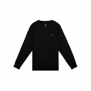 Bluza bez kaptura Męska Calvin Klein Czarny