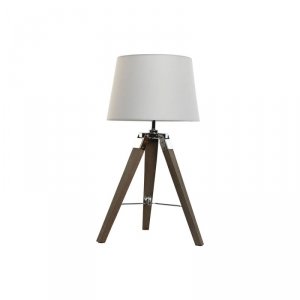 Lampa stołowa Home ESPRIT Biały Brązowy Drewno 36 x 36 x 60 cm