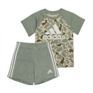 Zestaw Sportowy dla Dziecka Adidas Wielokolorowy Kamuflaż Dinozaury