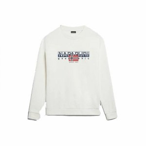 Bluza bez kaptura Męska Napapijri B-Aylmer C Biały