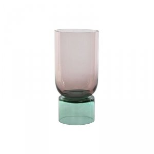 Wazon Home ESPRIT Dwuowy Szkło 15 x 15 x 32 cm
