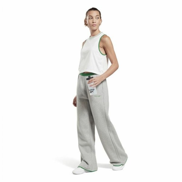 Koszulka z krótkim rękawem Męska Reebok HT6259 Biały (XS)