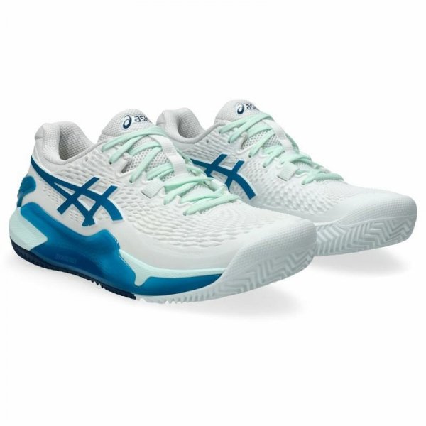 Buty damskie do tenisa Asics Gel-Resolution 9 Clay Mujer Biały