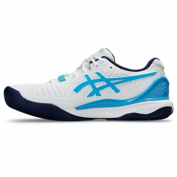 Buty męskie do tenisa Asics Gel-Resolution 9 Clay Biały