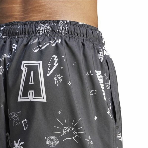 Strój kąpielowy Męski Adidas Clx Sl Ciemny szary