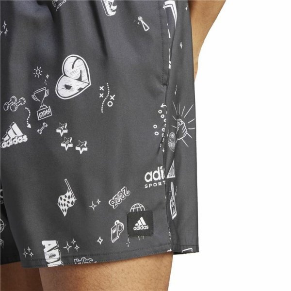 Strój kąpielowy Męski Adidas Clx Sl Ciemny szary