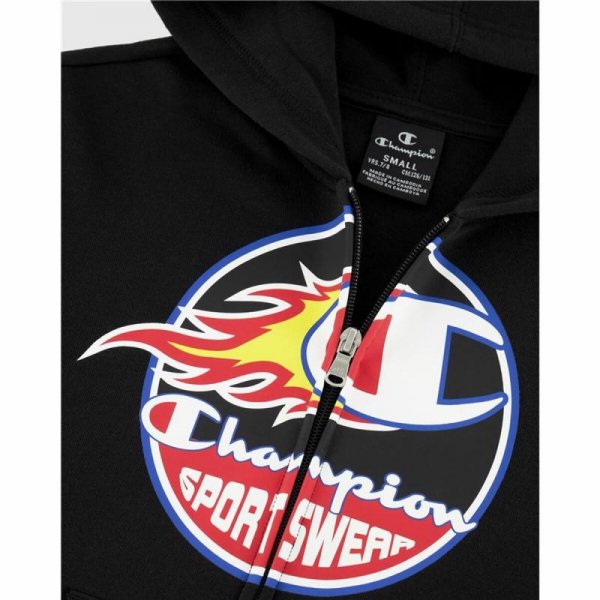 Bluza z kapturem Męska Champion Czarny