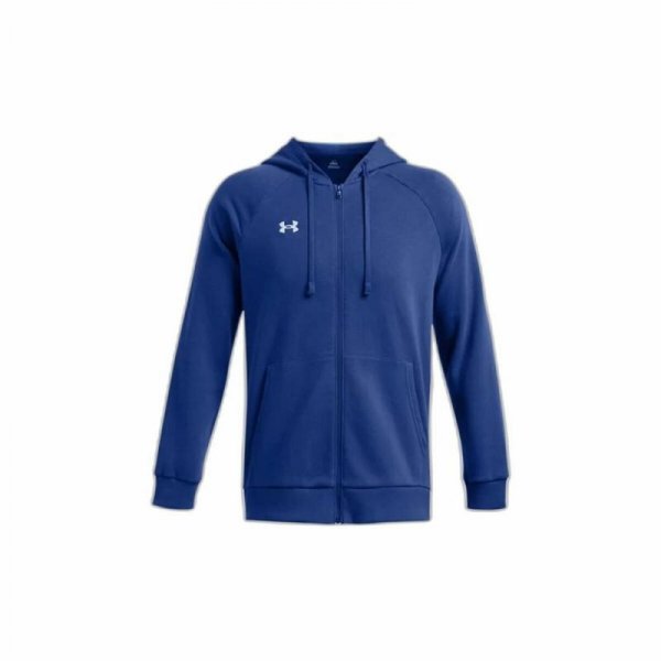 Bluza z kapturem Męska Under Armour Rival Fleece Fz Niebieski