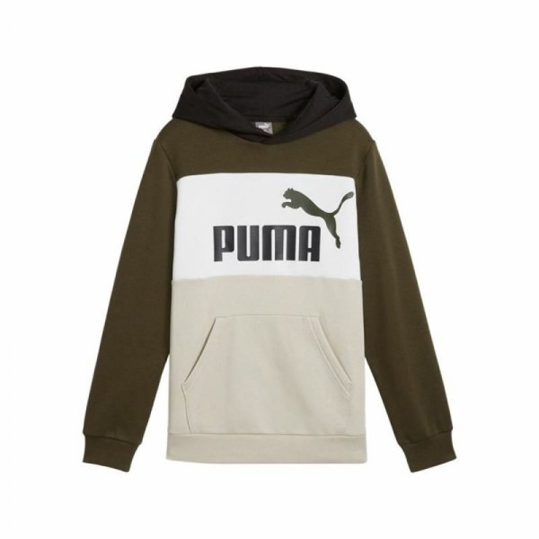 Bluza z kapturem Dziecięca Puma Essentials Block