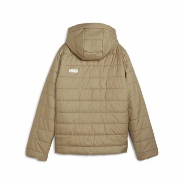 Kurtka Sportowa Damska Puma Ess Hooded Padded Jacket Beżowy