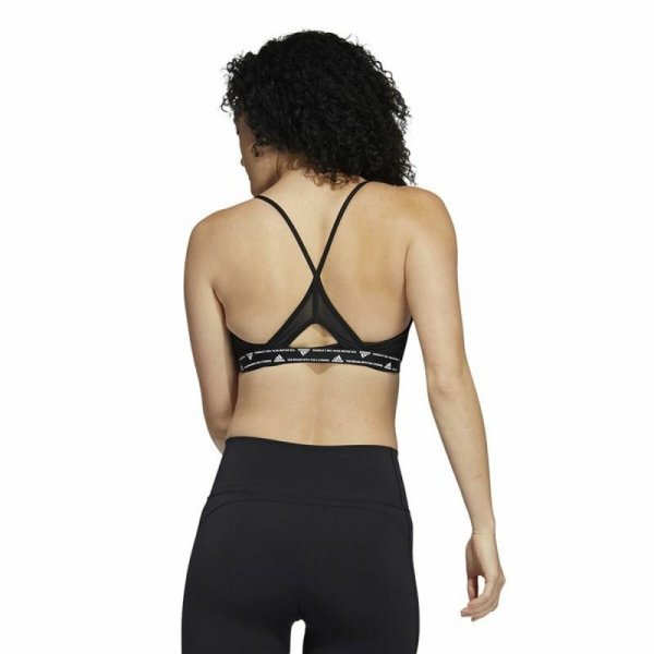 Stanik Sportowy Adidas Aeroreact Czarny