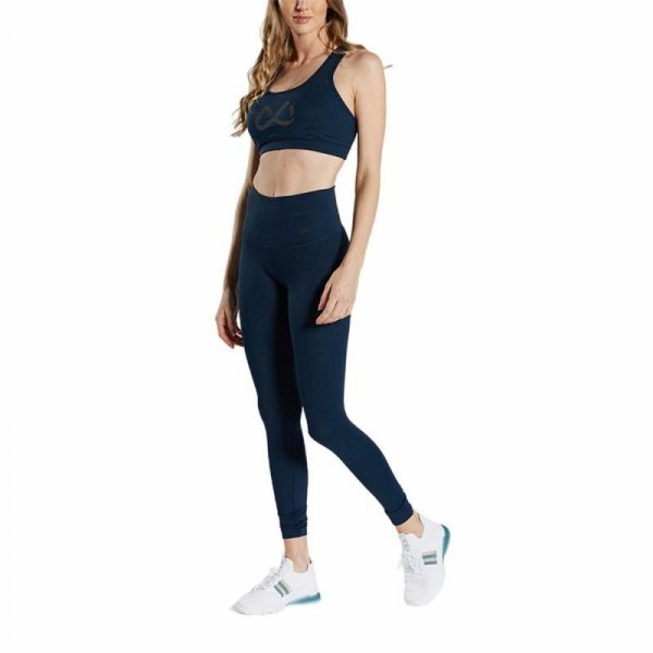 Legginsy Sportowe Damskie Ditchil Genuine  Ciemnoniebieski