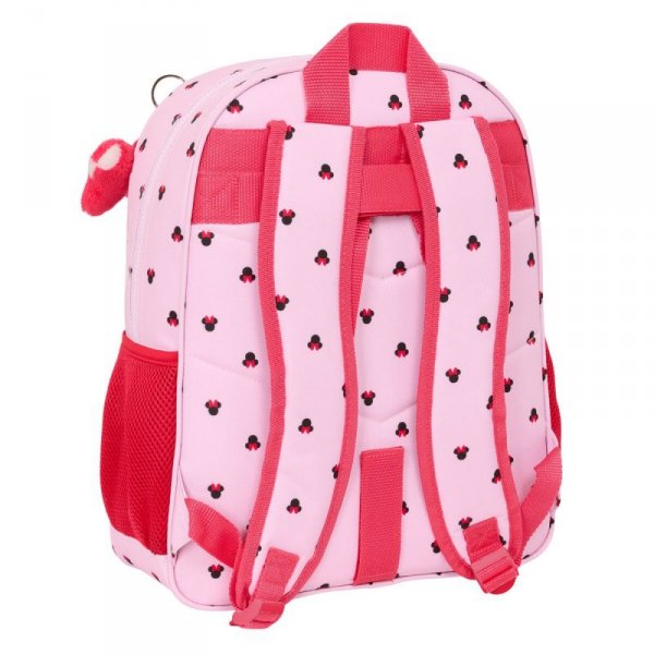 Plecak szkolny Minnie Mouse Naive Różowy 32 x 38 x 12 cm