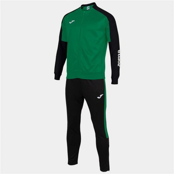 Dres dla Dorosłych Joma Sport Eco Championship Czarny Kolor Zielony Dziecięcy Mężczyzna 2 Części