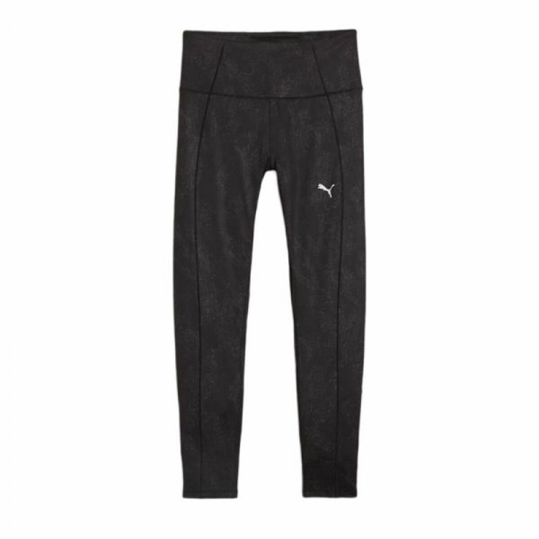 Legginsy Sportowe Damskie Puma Studio Hw 7/8 Aop Czarny