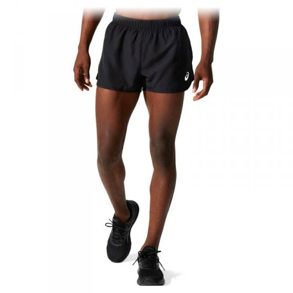 Krótkie Spodenki Sportowe Męskie Asics Core Split  Czarny