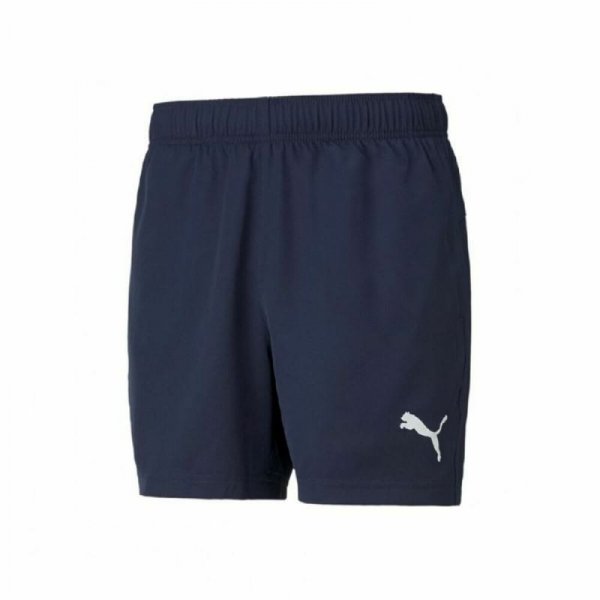 Spodnie dla dorosłych Puma Active Woven M Ciemnoniebieski