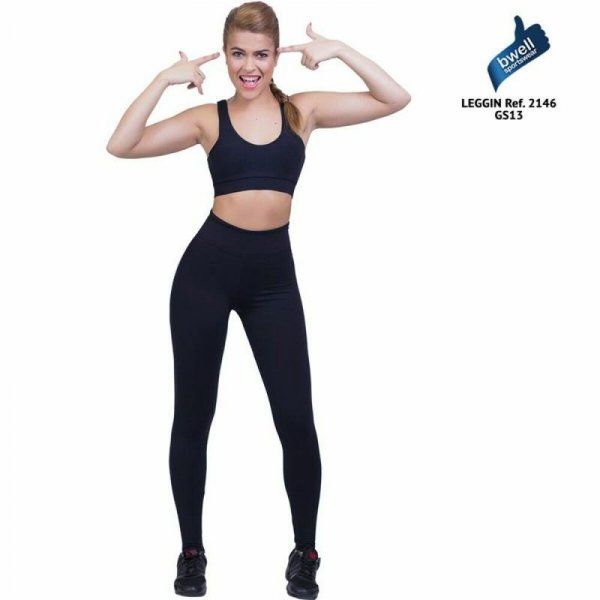 Legginsy Sportowe Damskie Happy Dance Czarny