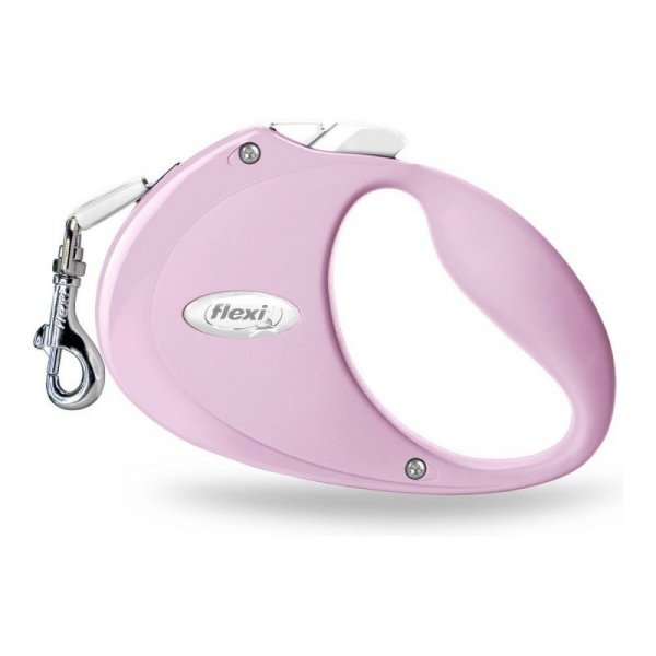 Smycz dla psa Flexi Puppy 2 m Różowy