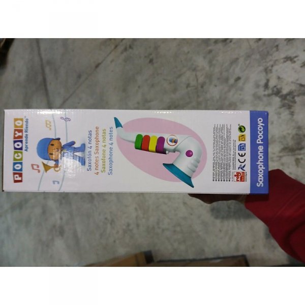 Saksofon 4 klawiszy Pocoyo   Z pojemnikiem Zabawka Muzyczna