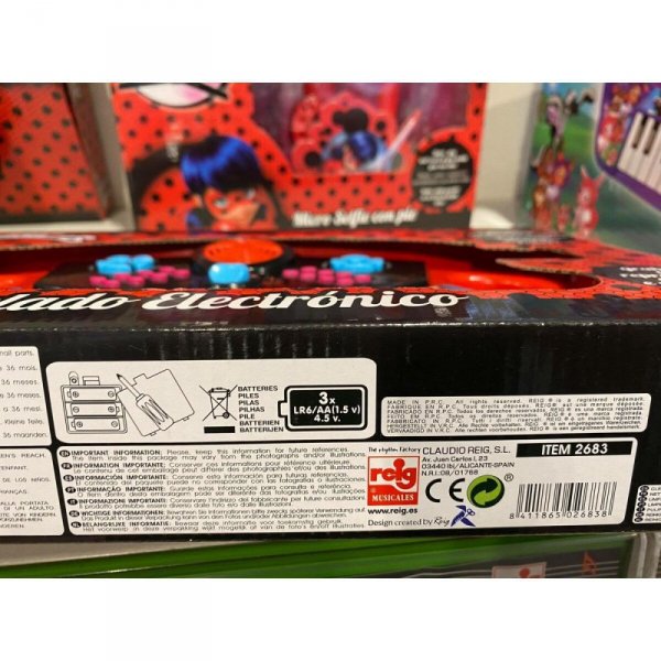 Pianino Elektroniczne Lady Bug 2683