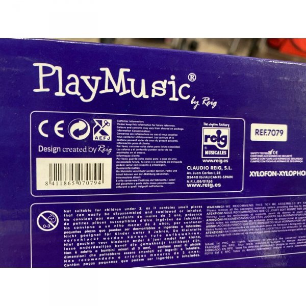 Ksylofon Reig Wielokolorowy Drewno Plastikowy