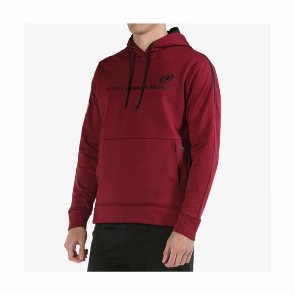 Bluza z kapturem Damska Bullpadel Lipis Ciemnoczerwony
