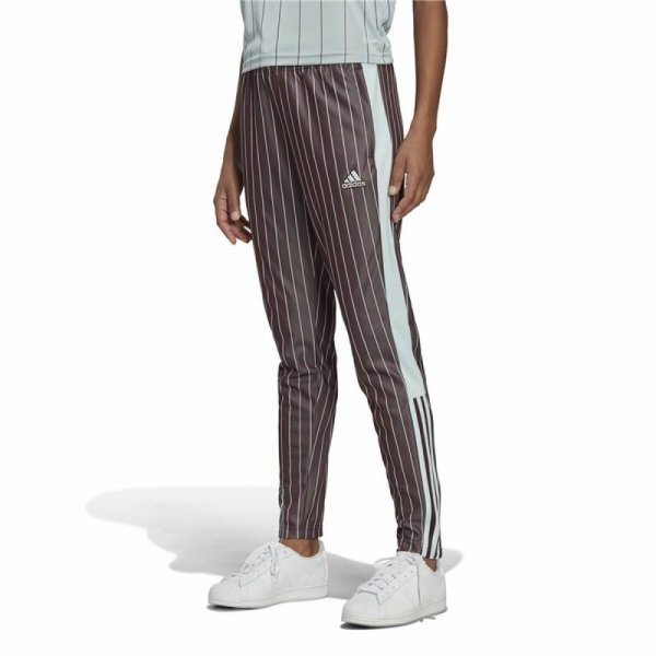 Długie Spodnie Dresowe Adidas Brązowy Kobieta
