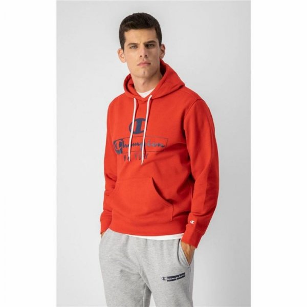 Bluza z kapturem Męska Champion Czerwony