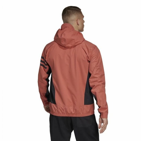 Męska kurtka sportowa Adidas Utilitas Czerwony Pomarańczowy