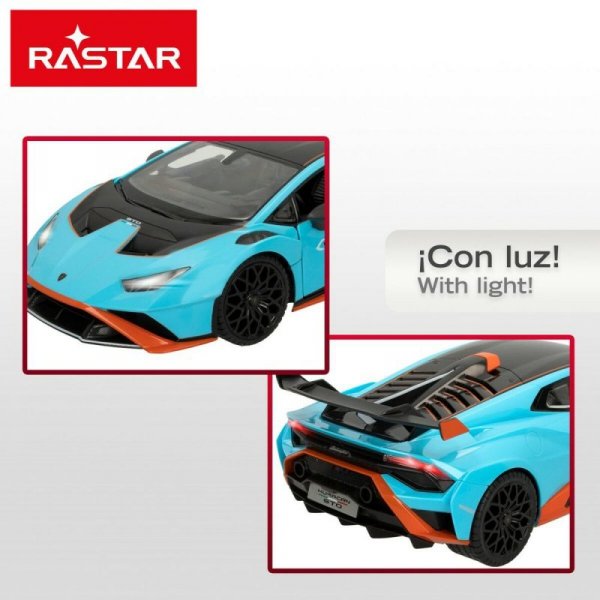 Samochód Sterowany Radiowo Lamborghini Huracán STO Niebieski 1:14 (2 Sztuk)