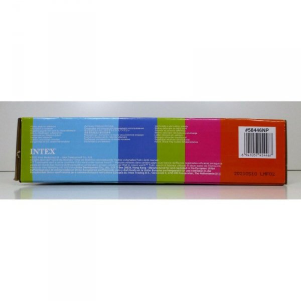 Dmuchany Fotel dla Dzieci Intex Niebieski Fiszbiny 581 L 168 x 40 cm (6 Sztuk)