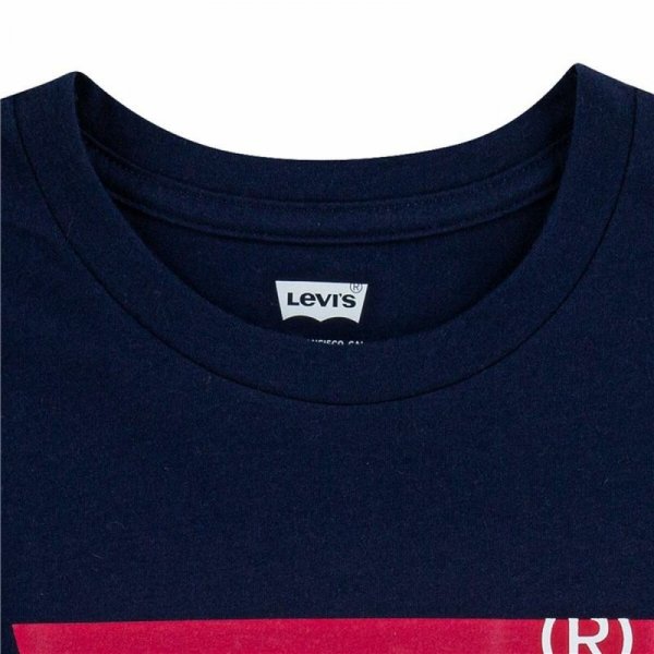 Koszulka z krótkim rękawem dla dzieci Levi&#039;s Batwing Ciemnoniebieski