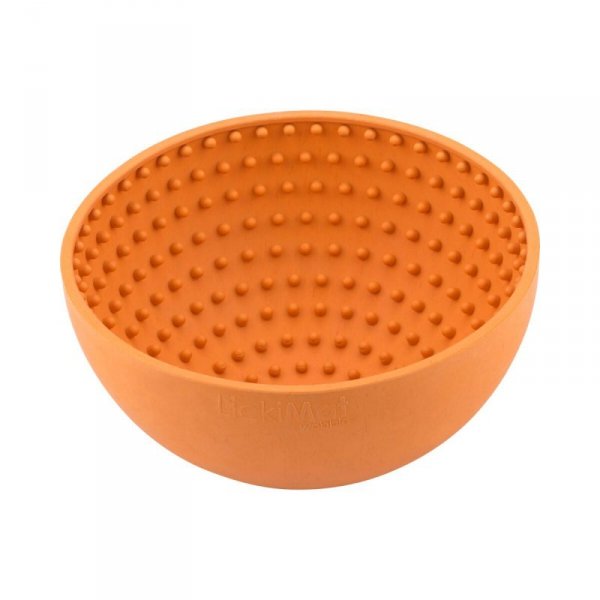 Karmnik dla psów Lickimat Wobble Pomarańczowy Orange Gumowy