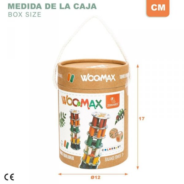 zestaw do budowania Woomax 36 Części (6 Sztuk)