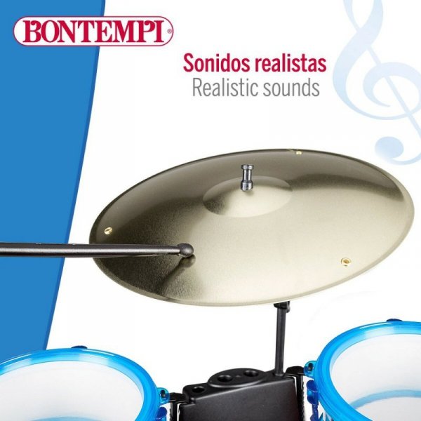 Perkusja Bontempi Niebieski Plastikowy 85 x 68 x 65 cm (9 Części) (2 Sztuk)