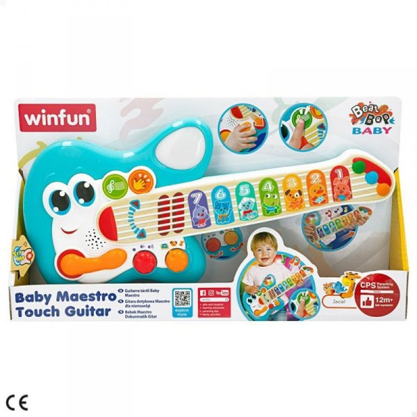 Gitara Dziecięca Winfun Niebieski 17 x 38 x 5 cm (2 Sztuk)