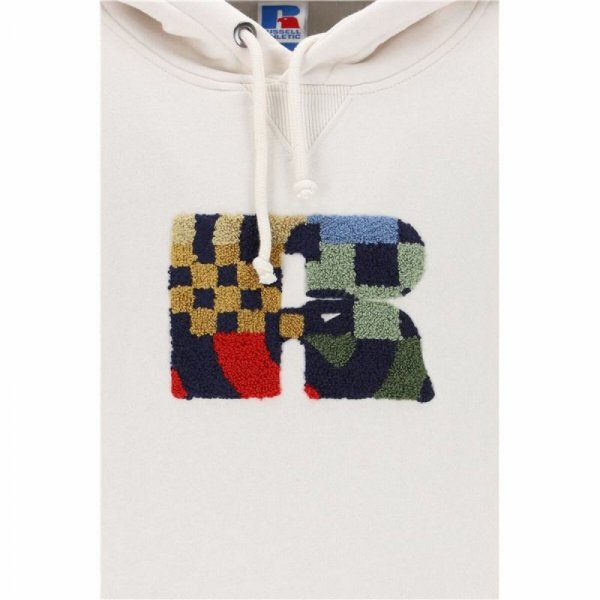 Bluza z kapturem Męska Russell Athletic Makie Biały