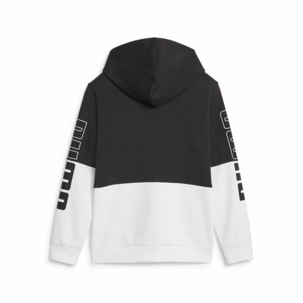 Bluza z kapturem i zamkiem Unisex Puma Czarny