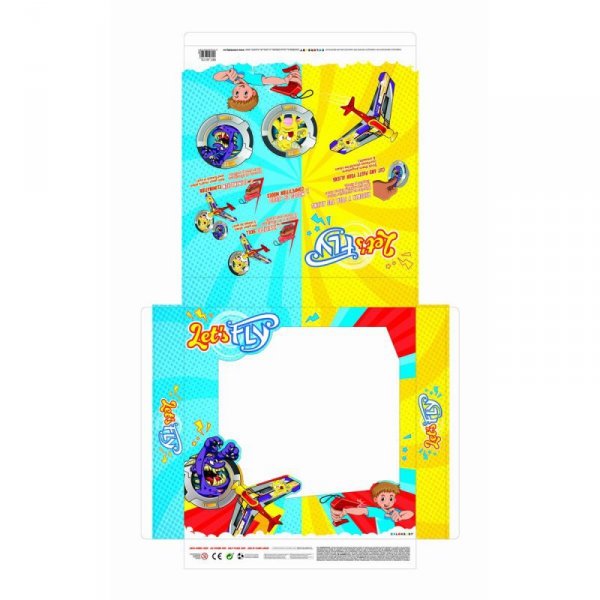 Samolot Colorbaby Let&#039;s Fly Wyrzutnia 14,5 x 3,5 x 25 cm (6 Sztuk)