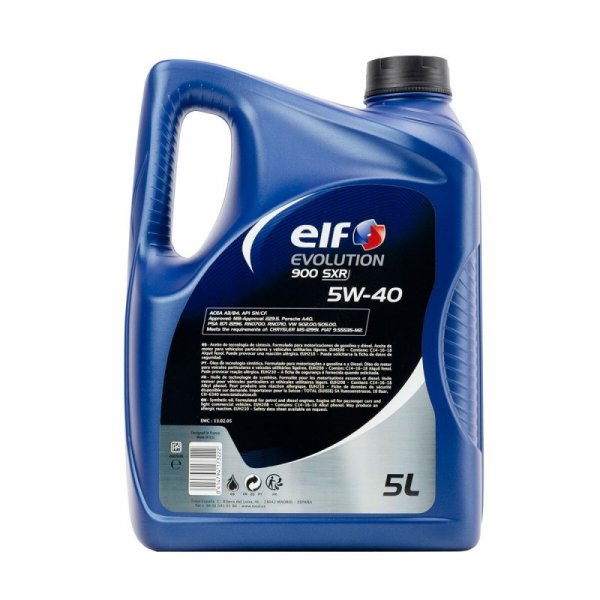 Olej do Silnika Samochodowego Elf Evolution 900 SXR 5W40 5 L