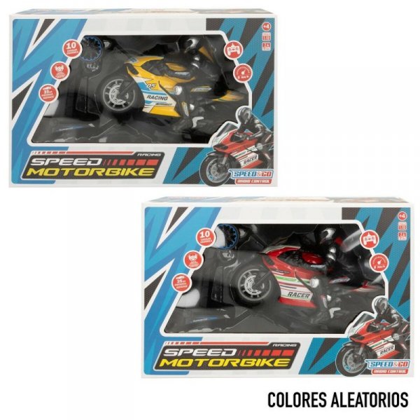 Zdalnie Sterowany Motocykl Speed & Go Motocykl 1:10 2 Sztuk