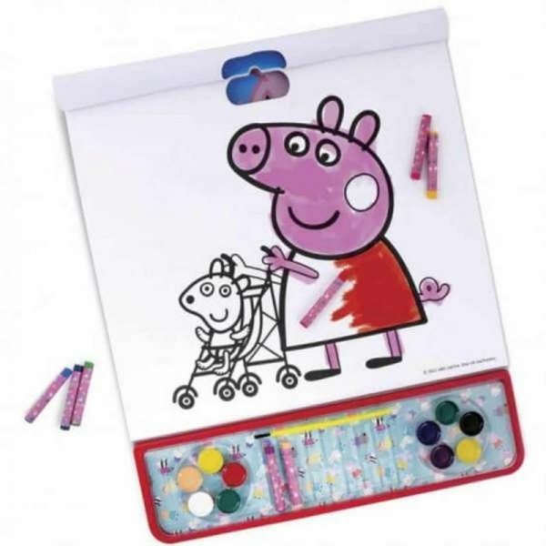 Rysunki do Malowania Peppa Pig Naklejki 4 w 1