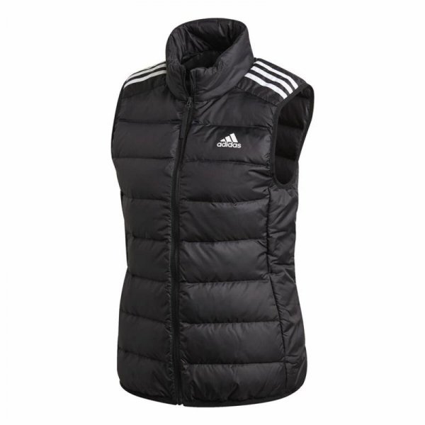 Kurtka Sportowa Damska Adidas Ess Down Biały Czarny Kamizelka