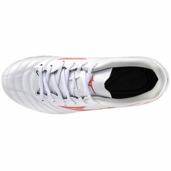 Buty sportowe dla dorosłych do gry w piłkę Mizuno Monarcida Neo III Select Jr Ag Biały