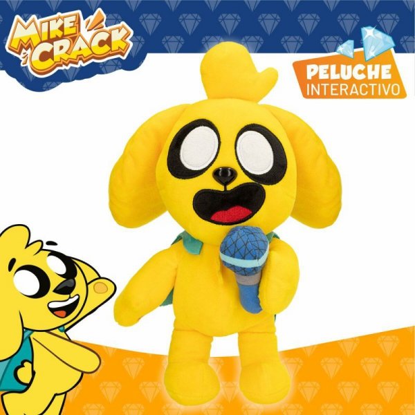 Pluszak wydający Dżwięk Mikecrack Żółty 29 cm