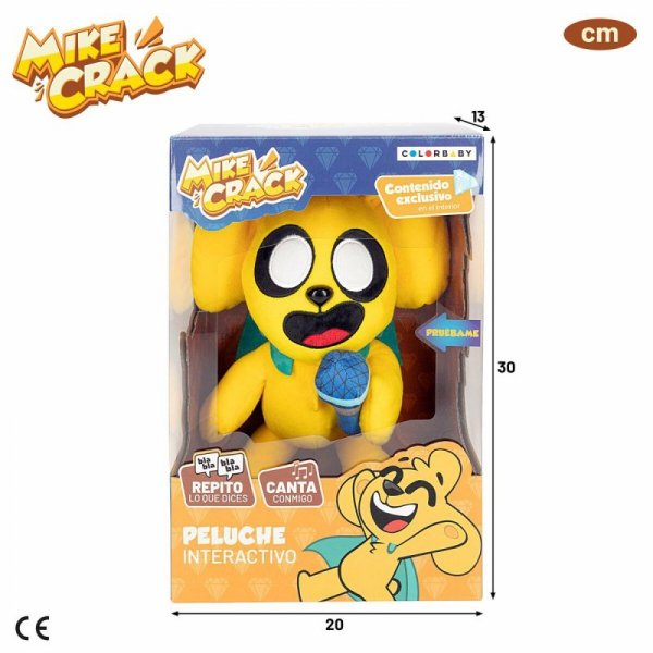 Pluszak wydający Dżwięk Mikecrack Żółty 29 cm