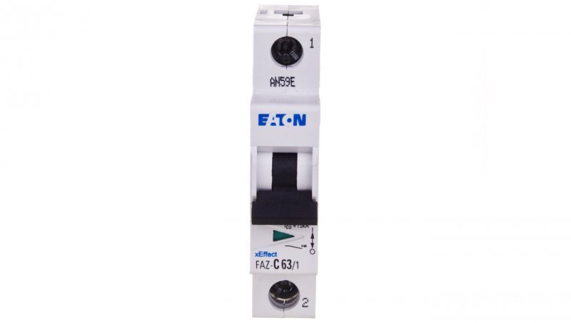 Wyłącznik nadprądowy 1P C 63A 15kA AC FAZ C63/1 278567