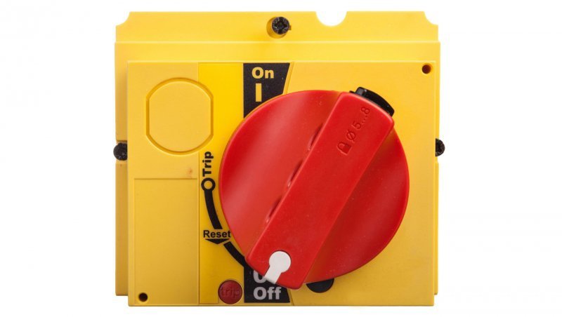 Napęd bezpośredni czerwono-żółty z blokadą CVS100/160/250 LV429339